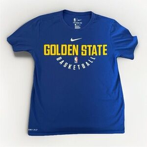 Mens Nike NBA Golden State Warriors Practice T-Shirt Men’s Size S basketball tee